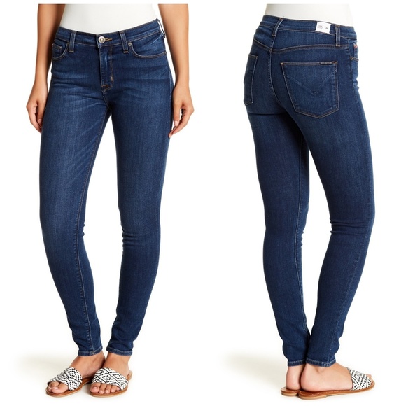 hudson natalie mid rise skinny jeans